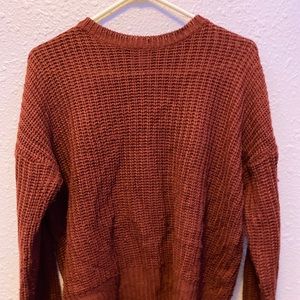 Ardennes dark red knitted sweater